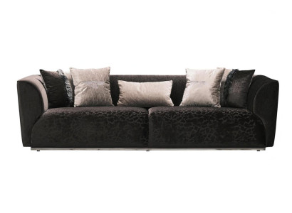 Dreisitzer Sofa 3 Sitzer Polstersofa Stoffsofa Moderne Sofas Schwarz