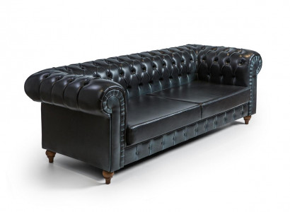 Moderne Chestefield Sofa Couch Dreisitzer Luxus Polstersofas Designer