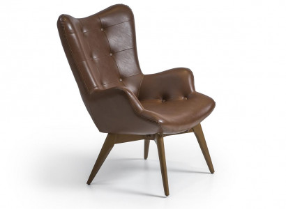 Braun Sessel Luxus Polstermöbel Wohnzimmer Neu Einrichtung Design Modern