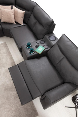 Design Ecksofa L-Form Sofa Couch Luxus Polster Möbel Modern Eckgarnitur Neu