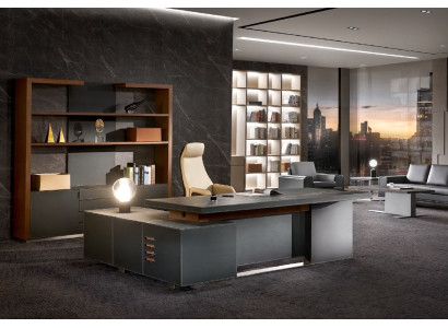 Schreibtisch Leder Büro Tische Designer Einrichtung Tisch Möbel Sessel