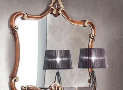 Italienischer Wandspiegel Klassischer Spiegel Möbel Holz Luxus Einrichtung Neu