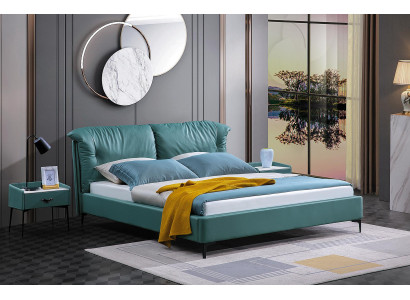 Schlafzimmer Bett Nachttische 3 tlg. Set Design Luxus Betten Holz