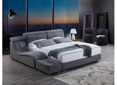 Designer Bett Textil Hotel Betten Doppel Schlafzimmer Luxus 180x200 Bettgestell