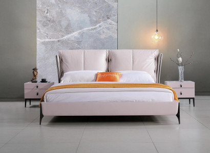 Moderne Design Hotel Bett xxl Betten Luxus Doppel Leder Kunstleder