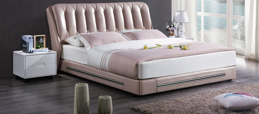 Klassischer Englischer Stil Bett Doppel Textil Moderne Betten 180x200cm