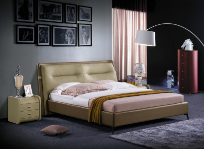 Doppelbett Schlafzimmer Betten Luxus Möbel Doppel Bett Hotel Einrichtung Braun