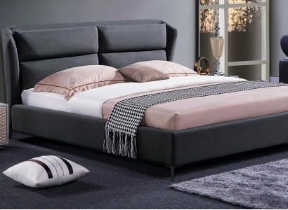 Design Bett Schlafzimmer Luxus Betten Textil Hotel Polster 180x200cm Stoff Möbel