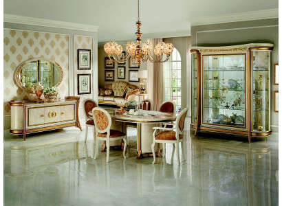 arredoclassic™ Luxus Klasse Möbel Esszimmer Vitrine Tisch Kommode