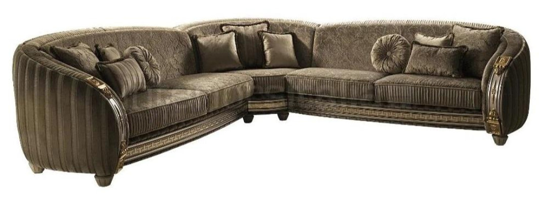 Sofa L-Form Ledersofa Couch Wohnlandschaft Garnitur Design Ecksofa arredoclassic