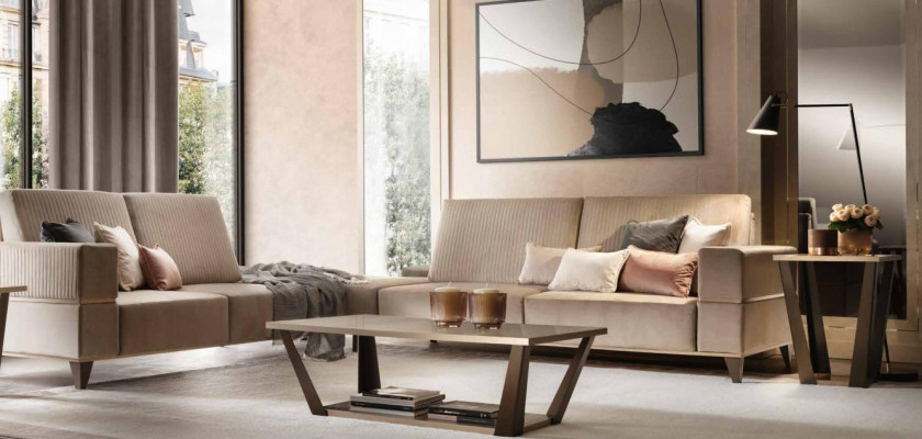 Sofagarnitur 3211 Sitzer Set Design Sofas Polster Couchen 4tlg Textil Relax Neu