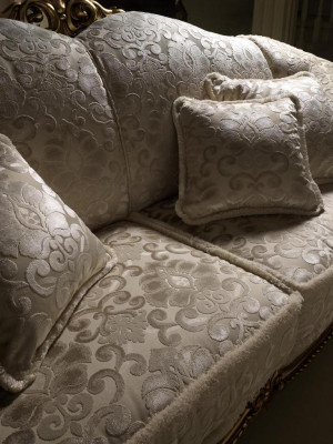 Sofagarnitur 3+3 Sitzer Stoff Couchen Polster Garnitur Sofas Couch arredoclassic