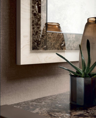 Esszimmer Set 3tlg. Esstisch Vitrine Kommode modernes Esszimmermöbel Set Italien