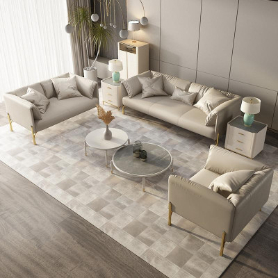 Sofagarnitur 321 Sitzer Set Design Sofas Couchen Leder Polster Relax