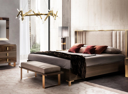 Schlafzimmer Set 5tlg. Design Moderne Luxus Möbel Neu Bett Nachttisch Kommode