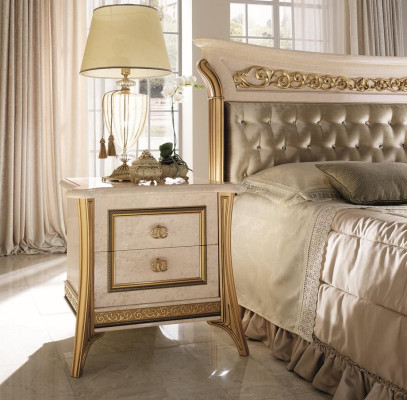 Bett 2x Nachttisch Design Klassischer Schlafzimmer 3tlg. Luxus Betten Set Möbel