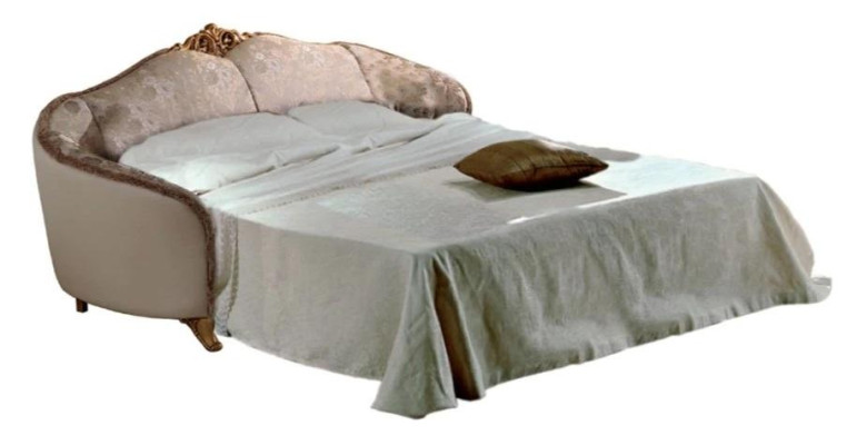 Sofa Schlafsofa Designer 3Sitzer Sofa mit Bettfunktion Couch Textil Sofa Polster