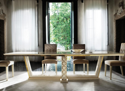 Esstisch Konferrenztisch Tisch XXL Rokoko Barock Jugendstil royal luxus