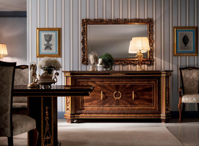 Kommode Spiegel Möbel Designer Rokoko Barock Jugendstil Klassisch