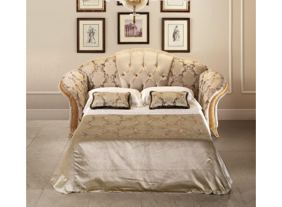 Sofa 3 Sitzer Couch mit Bettfunktion Textil Stoff Möbel Polster arredoclassic