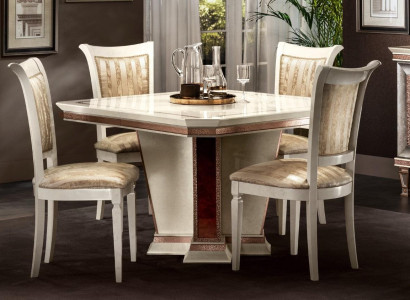 Komplett Set Esstisch 4x Stühle Esszimmer Set Ess Gruppe Holz Tisch Tische 5tlg