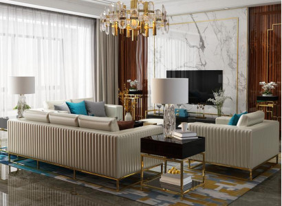 Sofagarnitur 3+2+1 Sitzer Set Couchen Design Sofa Polster Modern Couch