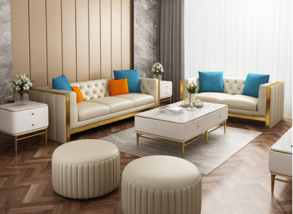 Sofagarnitur 3 2 Sitzer Set Design Sofa Polster Couchen Couch Modern