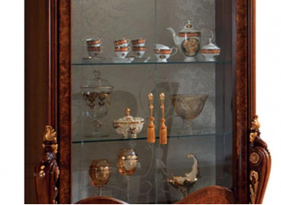 Luxus Vitrine Möbel Wohnzimmer Schrank Glas Vitrinen Designer Schränke Kommode