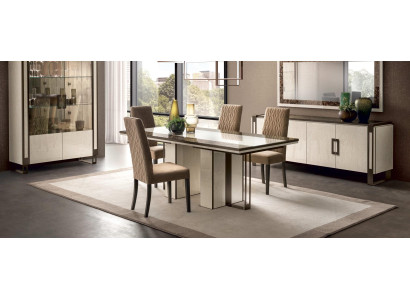 Esstisch + 4x Stühle Stuhl Modern Esszimmer Set Essgruppe Tisch Tische Garnitur