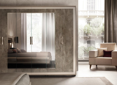 Luxus Kleider Schrank Designer Kleiderschränke Schrank 6 türiger arredoclassic