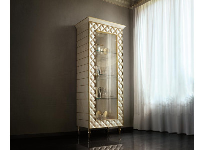 VITRINE Schrank Glasschrank Designer Möbel Rokoko Barock Deko Jugendstil