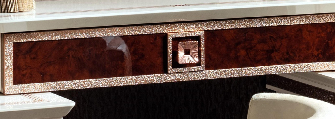 Elegante Stil Möbel Schlafzimmer Kommode Schrank Klassische Anrichte mit Spiegel