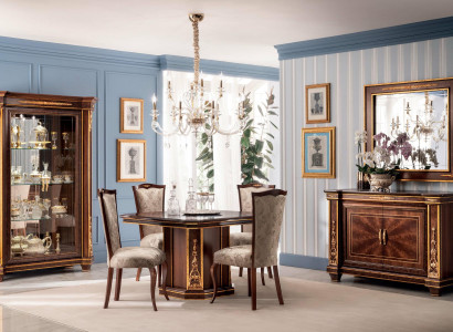 Klassischer Designer Holztisch Tisch Tische Barock Rokoko Antik Stil Möbel