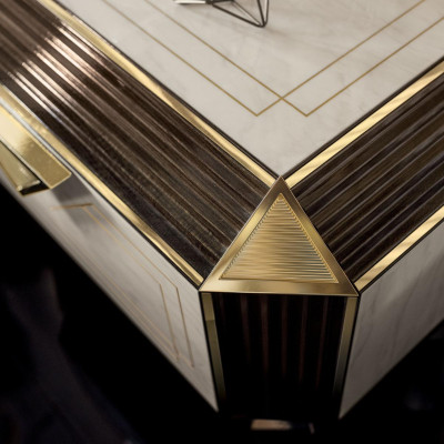 Konsolen Tisch Schminktisch Schmink Tische Konsole arredoclassic Sideboard Holz