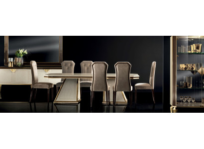 Set 6x Designer Stuhl Set Esszimmer Lehn Polster Sitz Stühle Garnitur Komplett