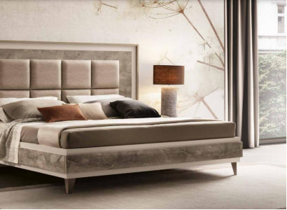 Bett Nachttisch 3tlg. Schlafzimmer Set Luxus Modern Komplett Italienische Möbel