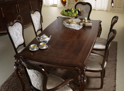 Klassische 1 Stuhl Designer Italienische Esszimmer Möbel Holz Barock