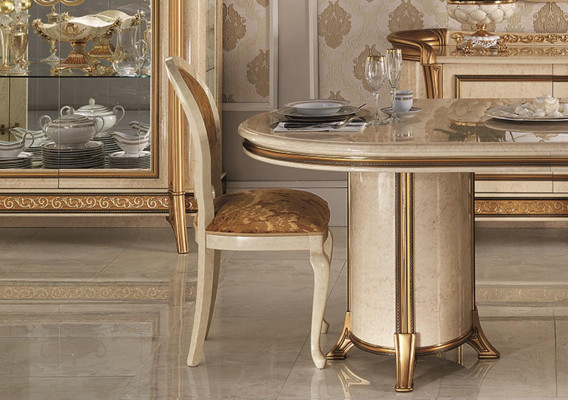 Sessel Stuhl 1x Esszimmer Lounge Polsterstuhl arredoclassic Fernseh Lehnstuhl