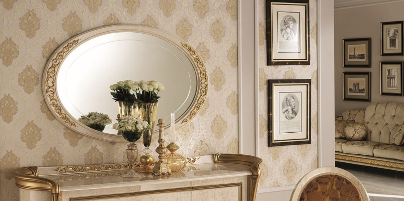 Spiegel großer Wand Spiegel xxl royal Rokoko Barock Design Möbel Hängespiegel