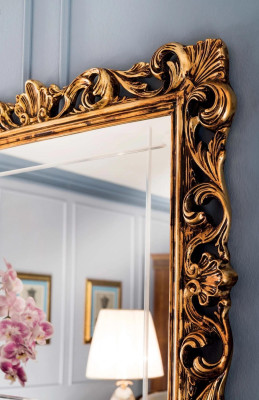 Klassischer Design Spiegel Italienische Möbel Wandspiegel Glas arredoclassic Neu