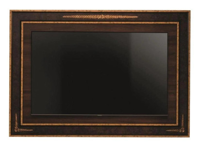 tv Wand Paneel Verkleidung Holz Barock Luxus rtv Wohnzimmerwand Fernseh Möbel