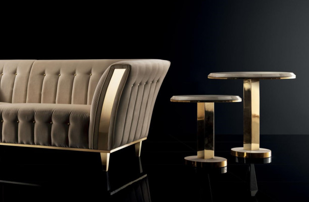 Runder Beistelltisch Tisch Couchtisch Sofa Wohnzimmer Design Tische Rund Möbel