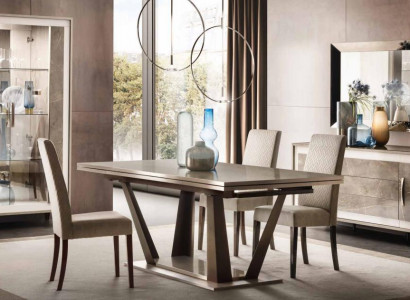 Klassischer Design Esstisch Italienische Stil Möbel Tische Hell Braun