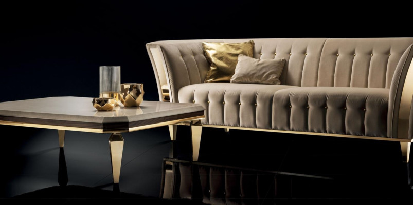 Edler Design Couchtisch Beistelltisch Wohnzimmer Tisch Holz Tische arredoclassic