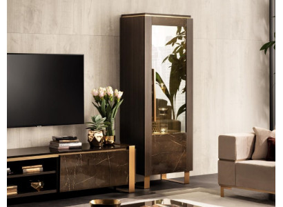 Vitrine Holz Schrank Klassische Vitrinen Holz Schränke Design Wohnzimmer Möbel