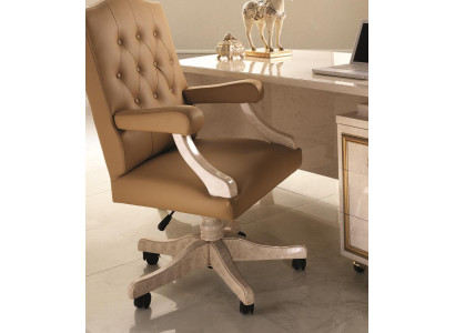 Chefsessel Bürosessel Office Sessel Stuhl Chef Leder Barock Rokoko Designer