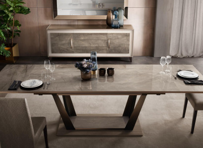 Esstisch Tisch Esszimmer Wohnzimmer Garnitur Holz Design Tische 200x102/294cm