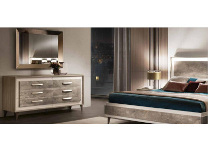 Designer Kommode Anrichte Side Low Board Wohn Zimmer Regal Luxus