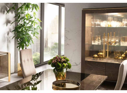 Klassische Vitrine Schrank Wohnzimmer Vitrinenschrank Regal Schränke