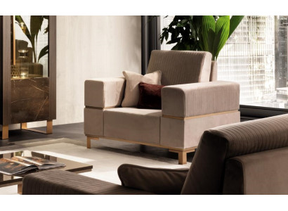 Design Luxus Sessel Chair Sofa 1 Sitzer Fernseh Lounge Chaise Sofa arredoclassic